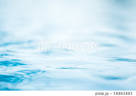 Blur water background wavy clean fresh water in light cool cyan turquoise blue green vintage color 58863885