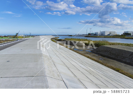 防潮堤 防波堤 防潮堤 防波堤 58865723