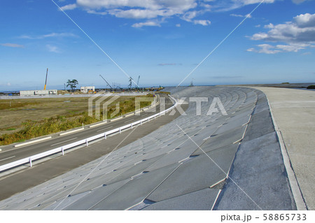 防潮堤 防波堤 防潮堤 防波堤 58865733