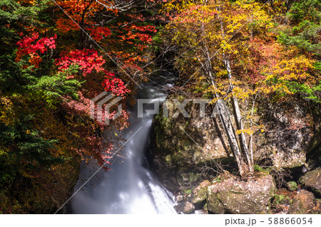 《栃木県》秋の奥日光・竜頭ノ滝 58866054