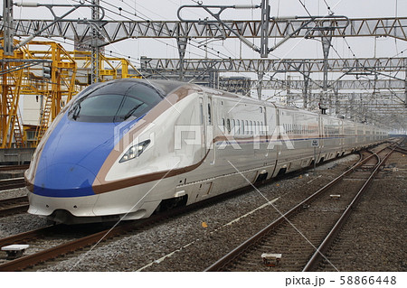 北陸新幹線E7系（※台風19号被災車両） 58866448