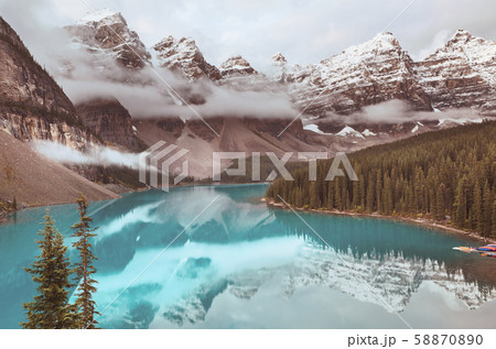 Moraine lake Moraine lake 58870890