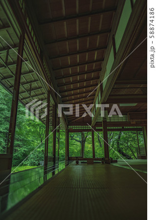 京都　瑠璃光院　お寺　寺社仏閣　紅葉　日本庭園　四季　拝観　特別公開　写真素材　広告 58874186