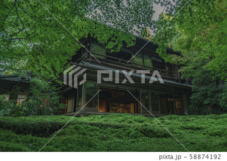 京都　瑠璃光院　お寺　寺社仏閣　紅葉　日本庭園　四季　拝観　特別公開　写真素材　広告 58874192