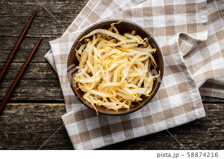 Preserved mung sprout. Preserved mung sprout. 58874216