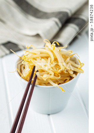 Preserved mung sprout. Preserved mung sprout. 58874236