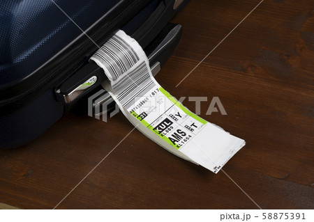 the KLM airline baggage tag 58875391