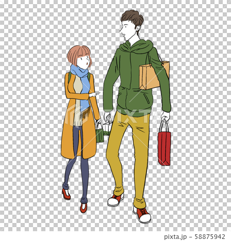 Shopping couple Shopping couple 58875942