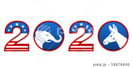 Presidential Election 0f USA 2020. Vote, Voting. American Advertise Presidential Election 0f USA 2020. Vote, Voting. American Advertise 58876846