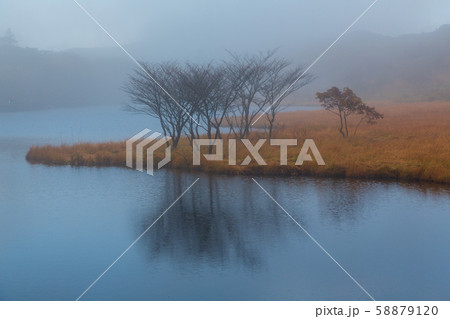 赤城山 紅葉の覚満渕 58879120