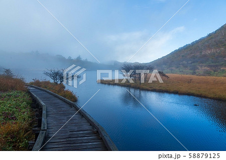 赤城山 紅葉の覚満渕 赤城山 紅葉の覚満渕 58879125