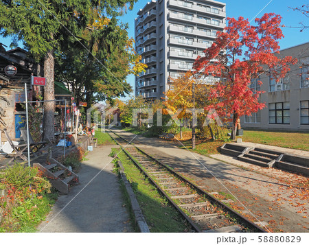 小樽　秋の旧国鉄手宮線散策路 58880829