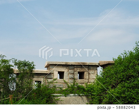 階段 城 城壁 58882043