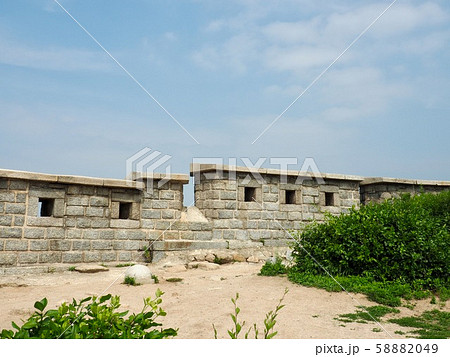 階段 城 城壁 58882049