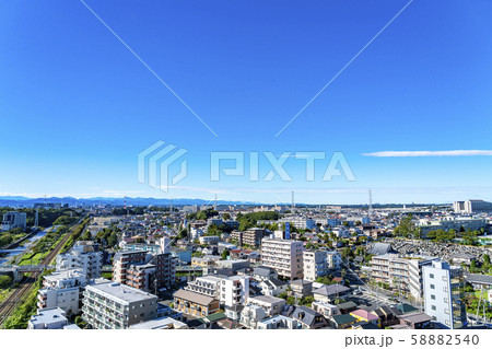 【東京都】町田市役所から見た街並み 58882540