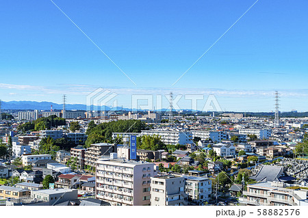 【東京都】町田市役所から見た街並み 58882576