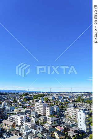 【東京都】町田市役所から見た街並み 58882579