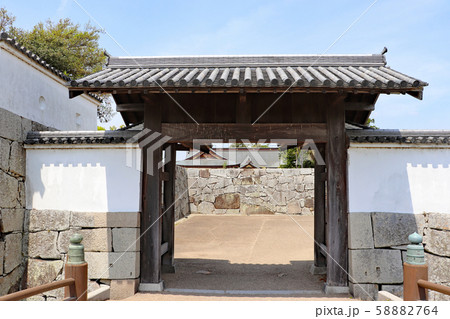 赤穂城の大手門 58882764