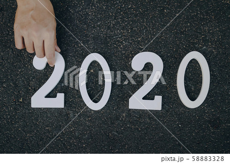Road background with numbers 2020 ,Happy new yaer Road background with numbers 2020 ,Happy new yaer 58883328