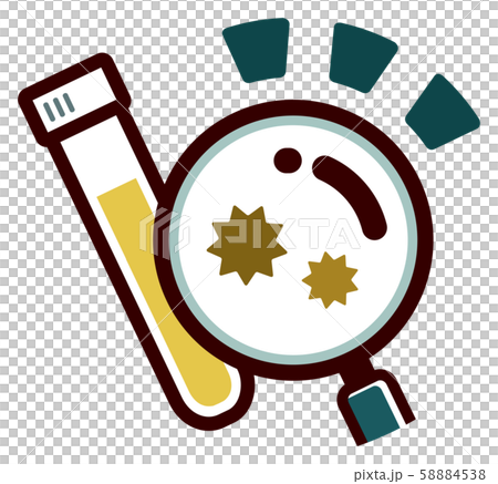 尿液測試放大鏡矢量圖 58884538