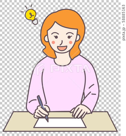 Female inspirational study Female inspirational study 58885163