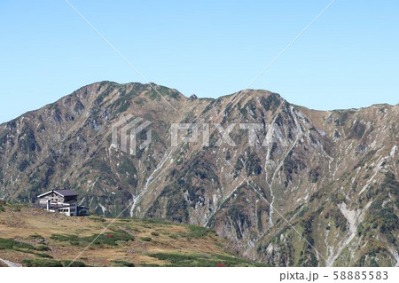 山岳風景大日岳 58885583