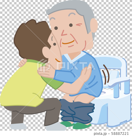 トイレ介助 58887221
