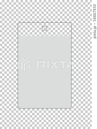 pkgカード台紙_白グレー 58887850