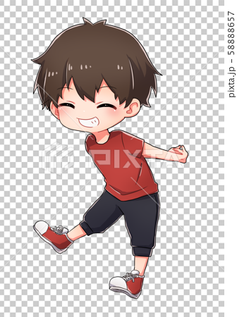 A Cute Boy With A Smiling Boy 1 A Boy S Baby Stock Illustration 5657