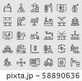 Line icons set for Smart farmer 58890636