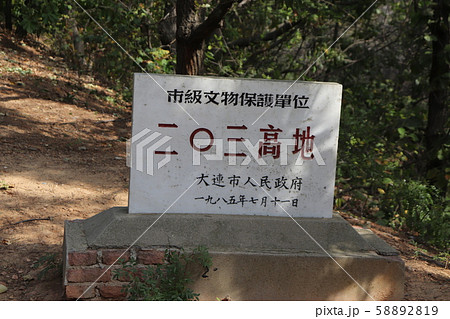 203高地案内石碑 203高地案内石碑 58892819