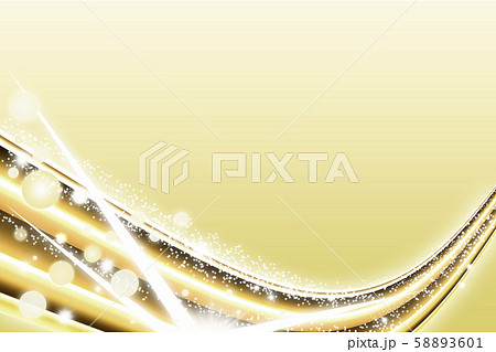 ゴールドの壁紙素材 キラキラ ウェーブ 背景 金 Wallpaper Of Shiny Goldenのイラスト素材 5601