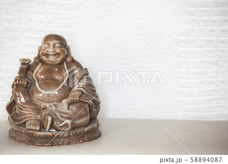 natural stone statue leather background  58894087
