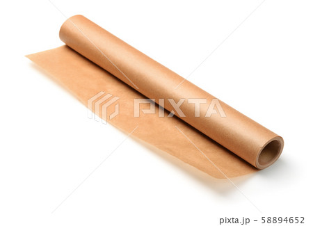 Roll of brown baking parchment paper 58894652