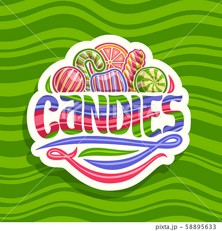 Vector logo for hard Candies Vector logo for hard Candies 58895633