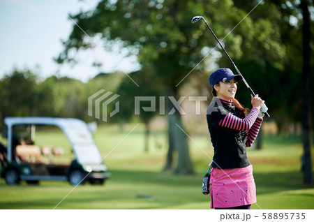 GOLF　ゴルフ場　グリーン 58895735