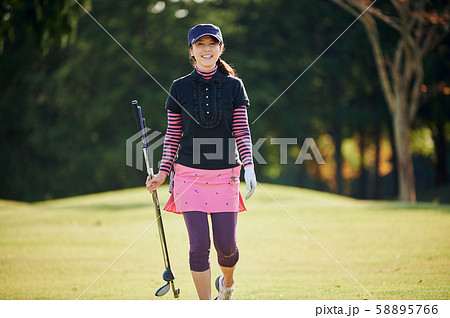GOLF 女性 ポートレート GOLF 女性 ポートレート 58895766