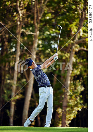 GOLF プロ ドライバーショット GOLF プロ ドライバーショット 58896477