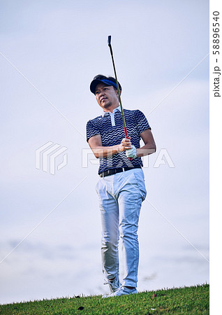 GOLF　プロ　アイアンショット 58896540