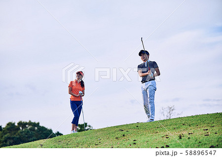 GOLF　プロ　アイアンショット 58896547