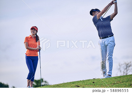 GOLF　プロ　アイアンショット 58896555
