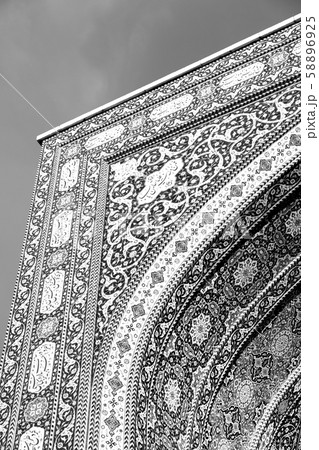 in iran  blur  islamic mausoleum 58896925