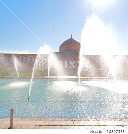 in iran old square mosque in iran old square mosque 58897583