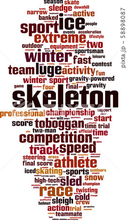Skeleton word cloud 58898087