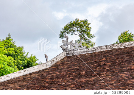 観音殿の屋根 ティエンムー寺院ベトナム フエ 58899003