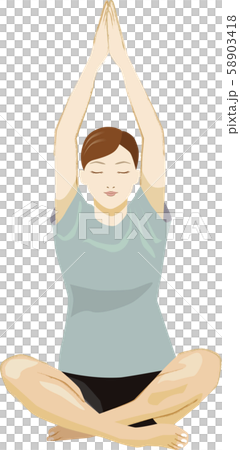 人：瑜伽瑜伽放鬆飲食業餘愛好鍛煉美人成年女性美人 58903418