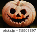 Carved Pumpkin Halloween Face 58903897