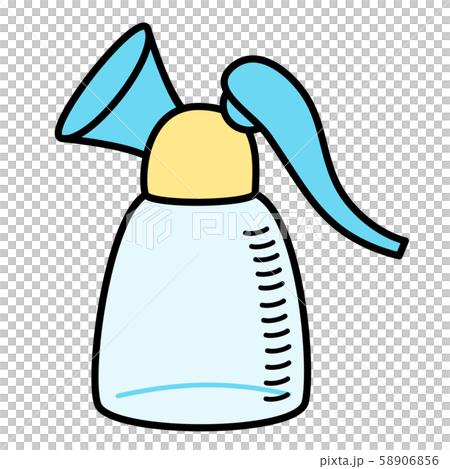 搾乳器 手動のイラスト素材