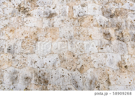 背景素材 首里城石垣 背景素材 首里城石垣 58909268