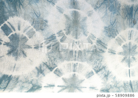 tie dye pattern dip dyed technique on cotton 58909886